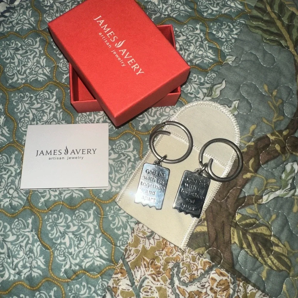 James Avery Inspirational Silver Key Holders - Picture 2 of 4